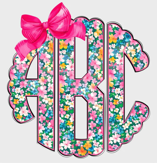 Floral Monogram