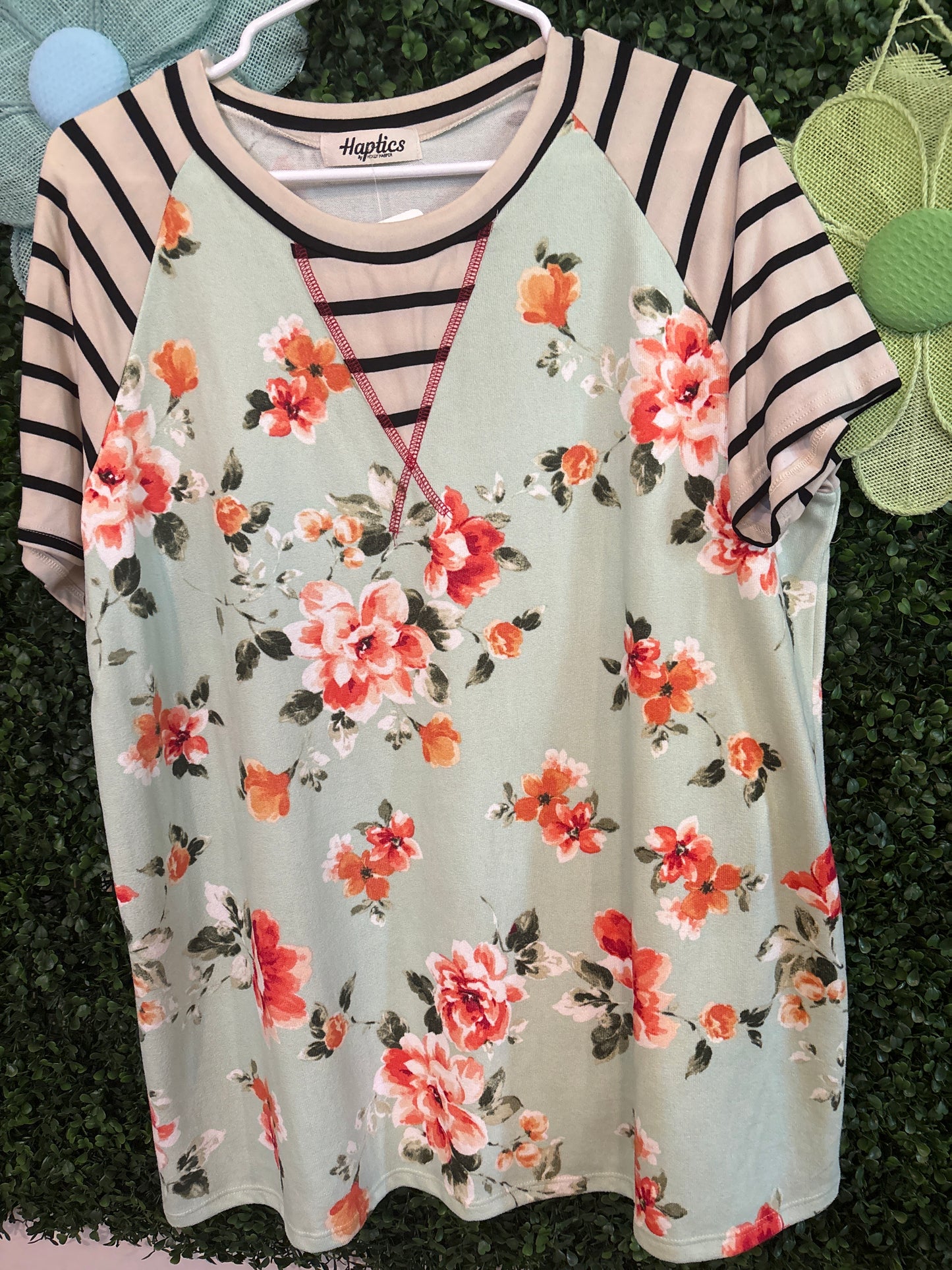 Floral + Stripes